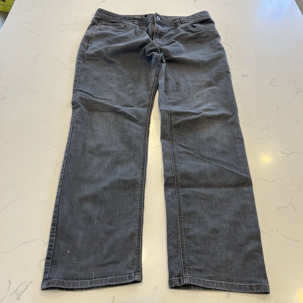 Prana Men’s Jeans Slim Fit Gray Stretch Size 38x32